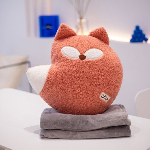 Plush To Sleep With Sheep Whale Pillow Airable Cover Fox Female