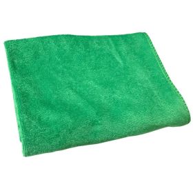 Car Cleaning Towel Sanding Absorbent Wash Car Wipes (Option: Green-40x60cm)